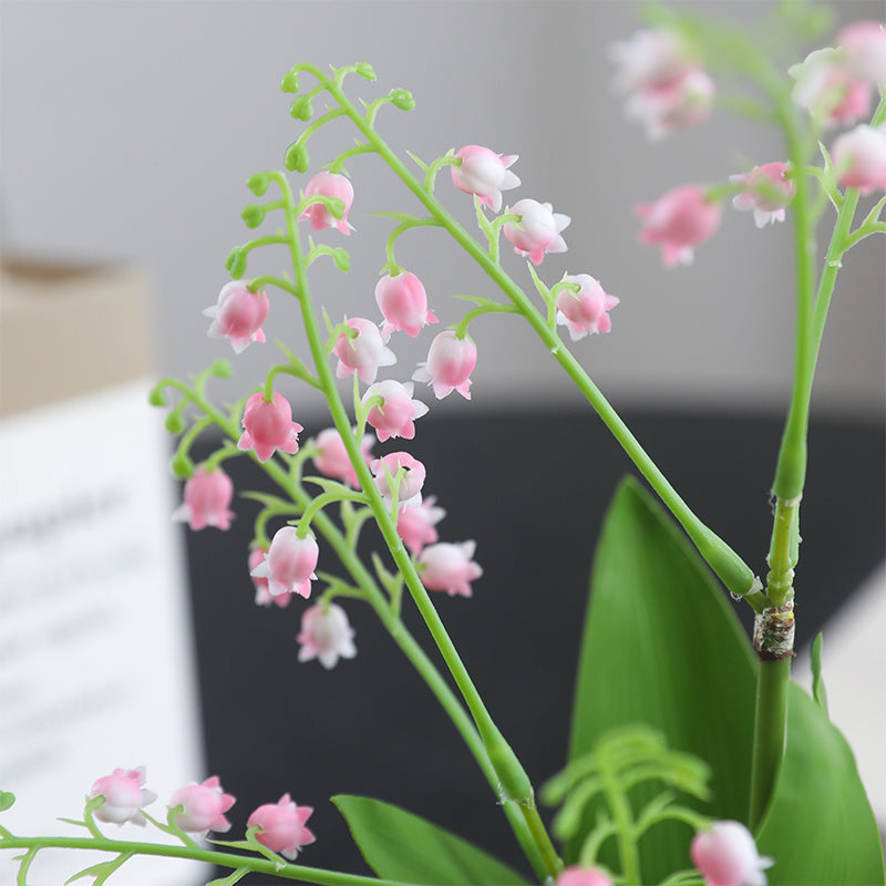 Elegant 11.8" Artificial Lily of the Valley Potted Plant - Perfect for Home, Garden, Wedding & Party Decor | Ideal Spring Centerpiece & Outdoor Patio Accent
