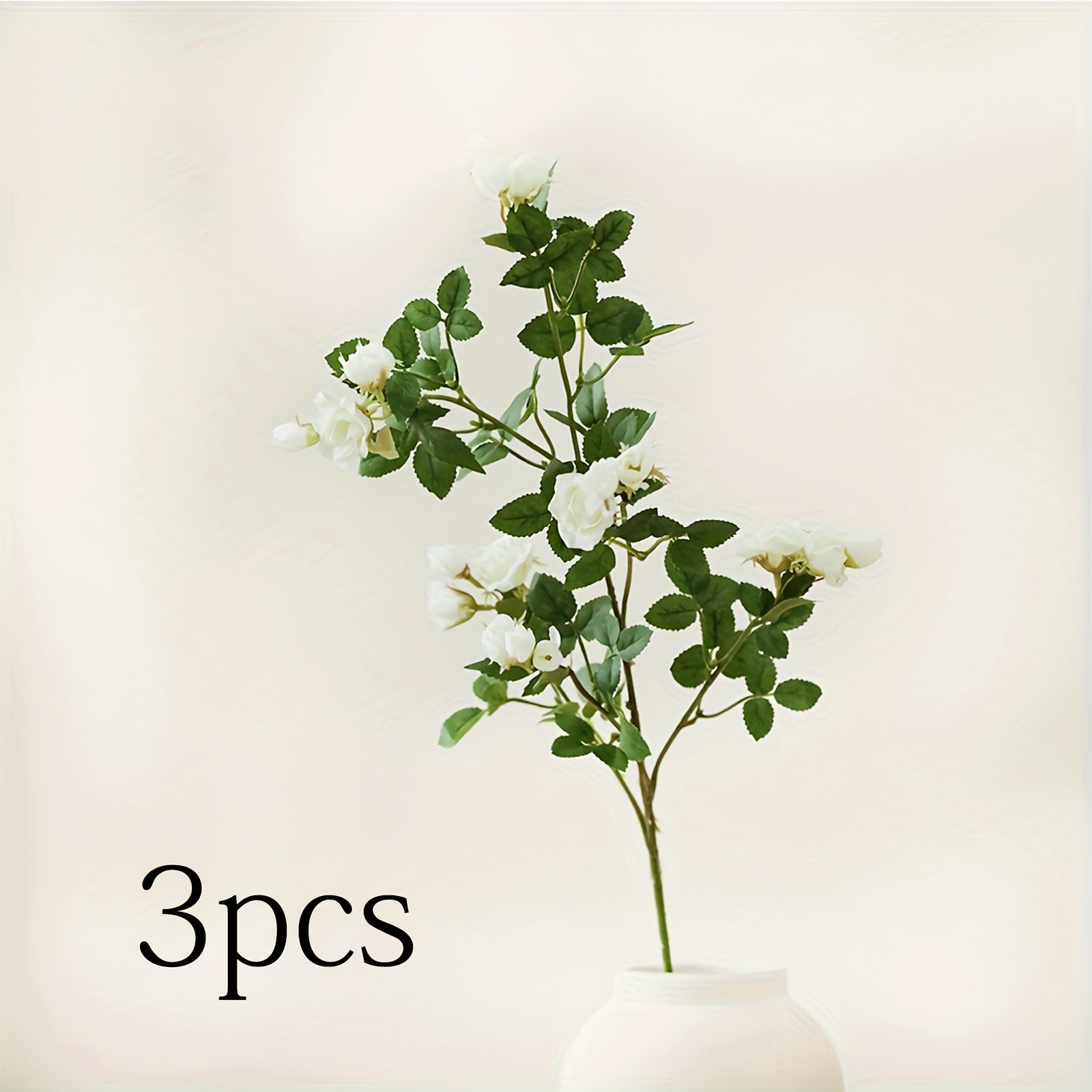 3pcs Set of Lifelike Artificial Roses - Perfect for Home, Office Decor & Holiday Celebrations (Day of the Dead/Christmas/Valentine&
