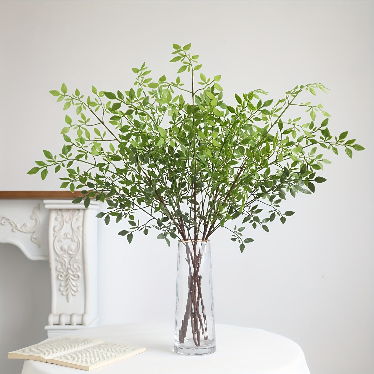 3pcs Set of Artificial Nandina Leaves - Versatile Faux Greenery for Home & Wedding Decor, Perfect for Spring/Summer Table Centerpieces & Outdoor Garden