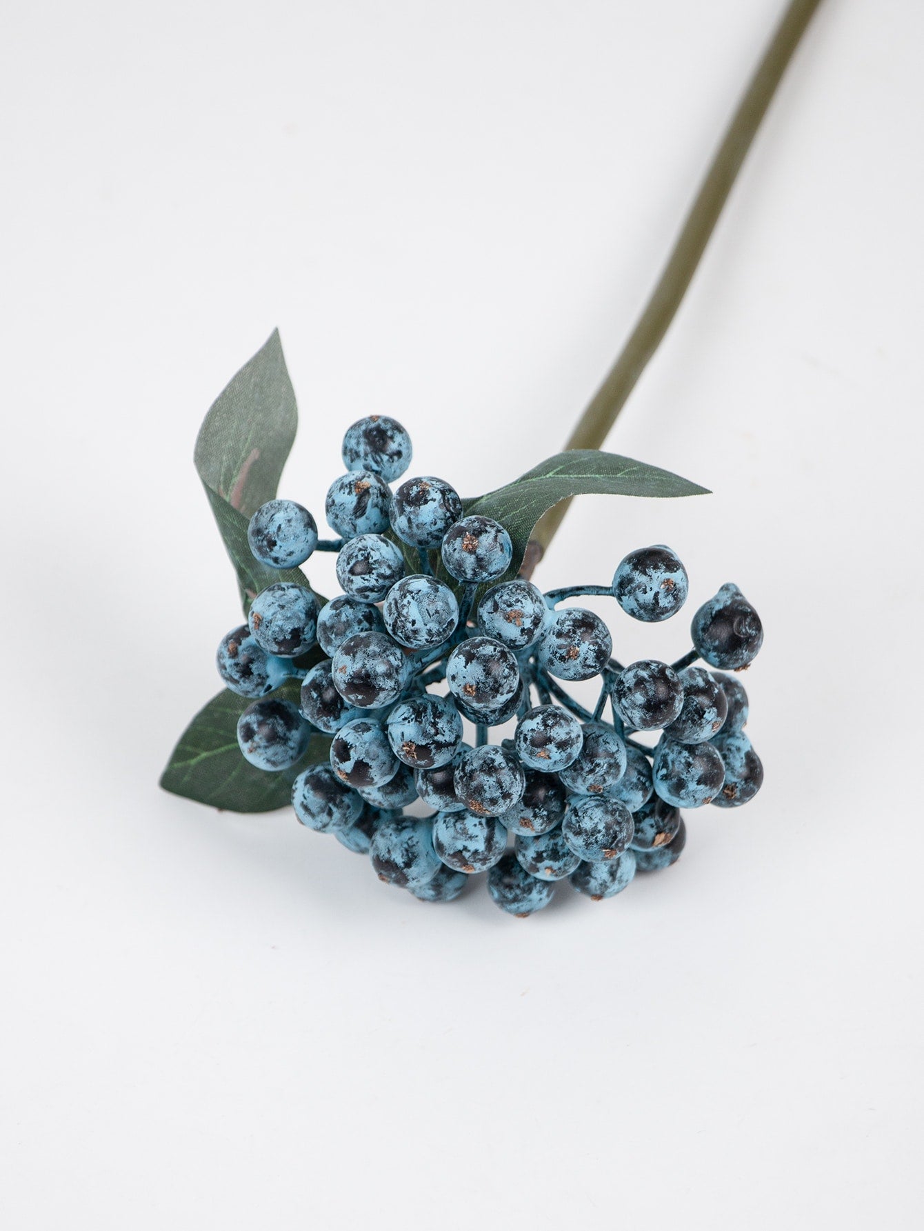 1pc/3pcs/6pcs Artificial Berry Branches, Lifelike Fake Blueberry Fruit, Simulated Berry Stems, Suitable For Wedding Decor, Home Party, Holiday, Vase Filler, Wreath DIY, Christmas, Thanksgiving Farmhouse Decor