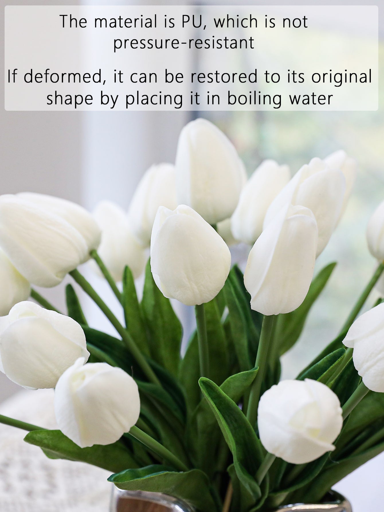5pcs/18pcs/27pcs, 13.8in/35cm, Artificial Flowers, Modern Romantic Artificial Tulips, Artificial PU Tulips, Real Touch Tulips, Soft Textured Spring Flowers For Home Decor, Simple Decoration Faux Tulips, Mother&