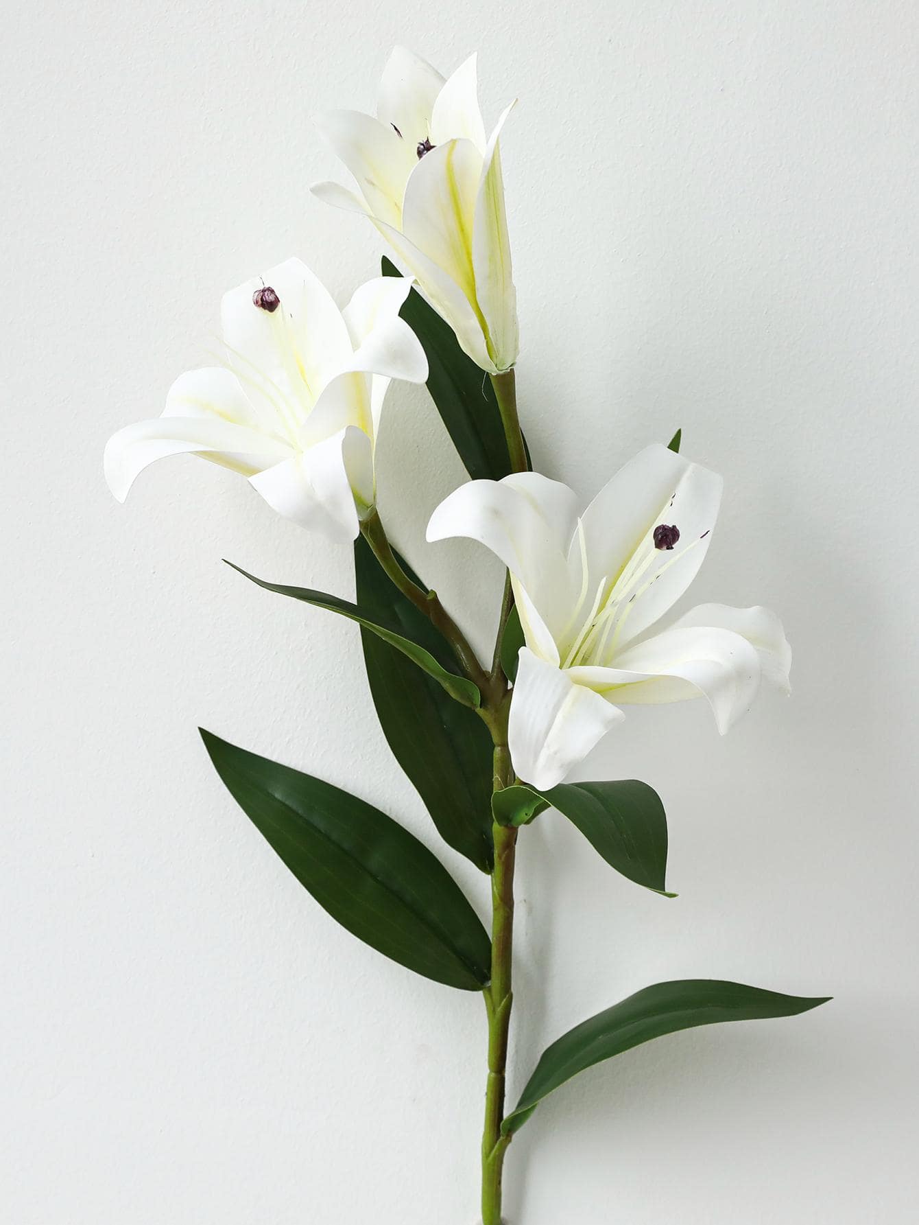 1pc/3pcs/6pcs Artificial Lily Flower, 28.4in/72cm Silk Fake Flower For Home Decor, Office, Party, Wedding, Spring, Mother&