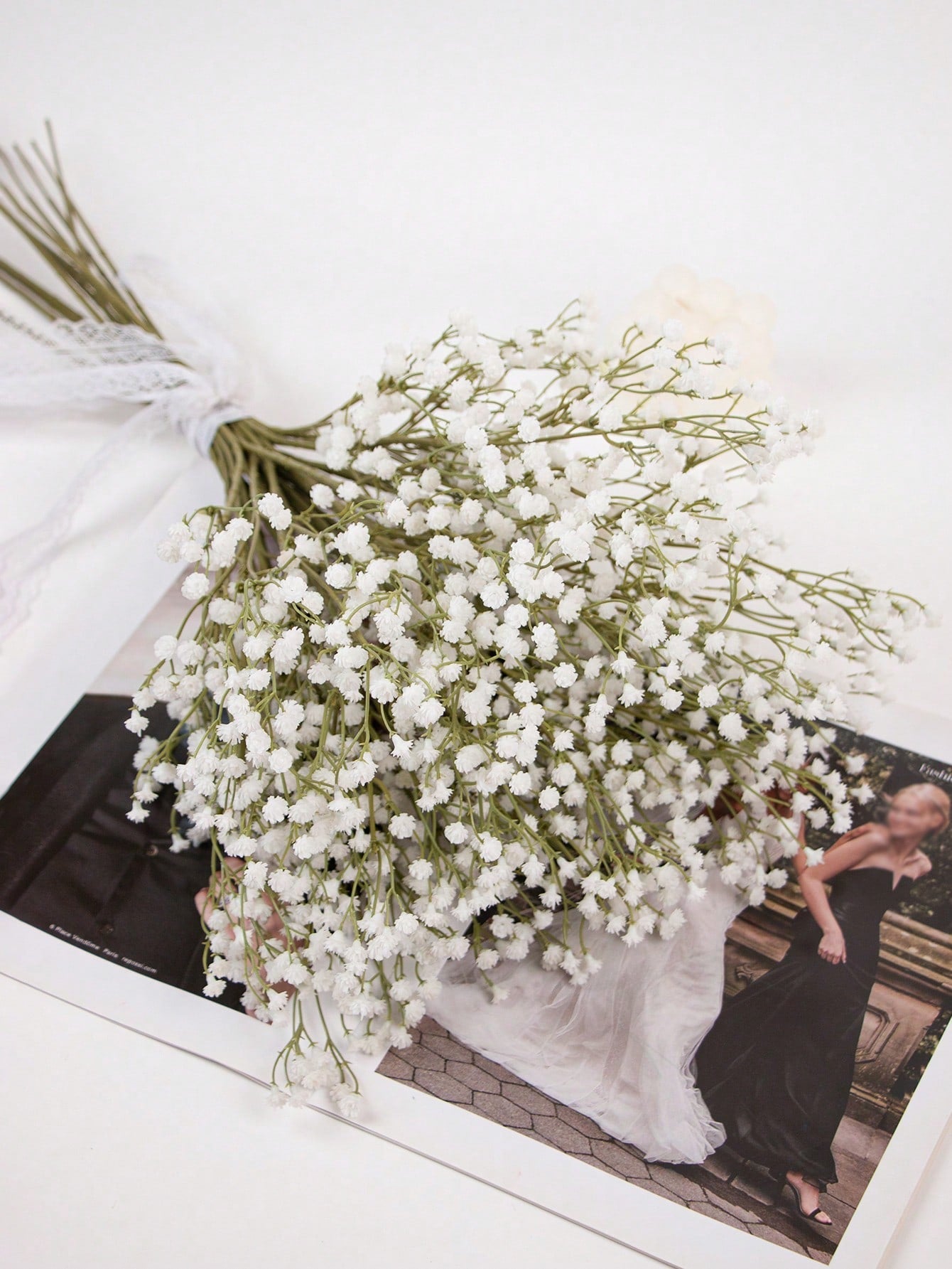 1pc/3pcs/6pcs Artificial Gypsophila Flower, 126 Stems Fake Mini Baby&