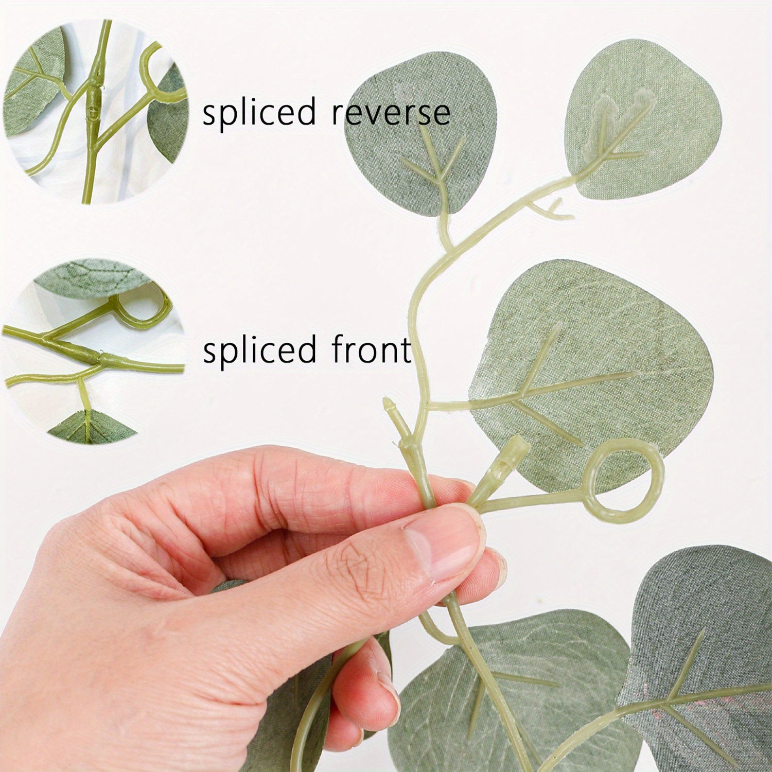 10pcs13in, Artificial Eucalyptus Garland Faux Silk Eucalyptus Leaves Vines Handmade Garland Greenery Wedding Backdrop Arch Wall Decor, eucalyptus garland, eucalyptus garland for table, table garland greenery, green garlands for decoration, green leaf garl