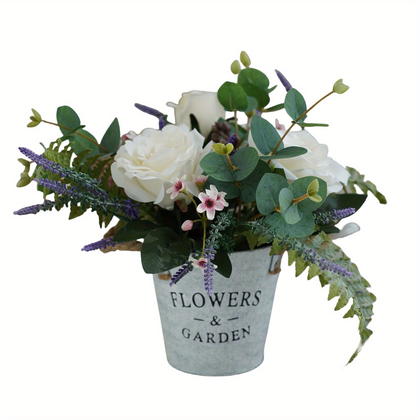 Charming 8in Potted Rose Plant - Perfect for Home, Office & Desk Decor | Ideal for Weddings, Engagements & Holidays