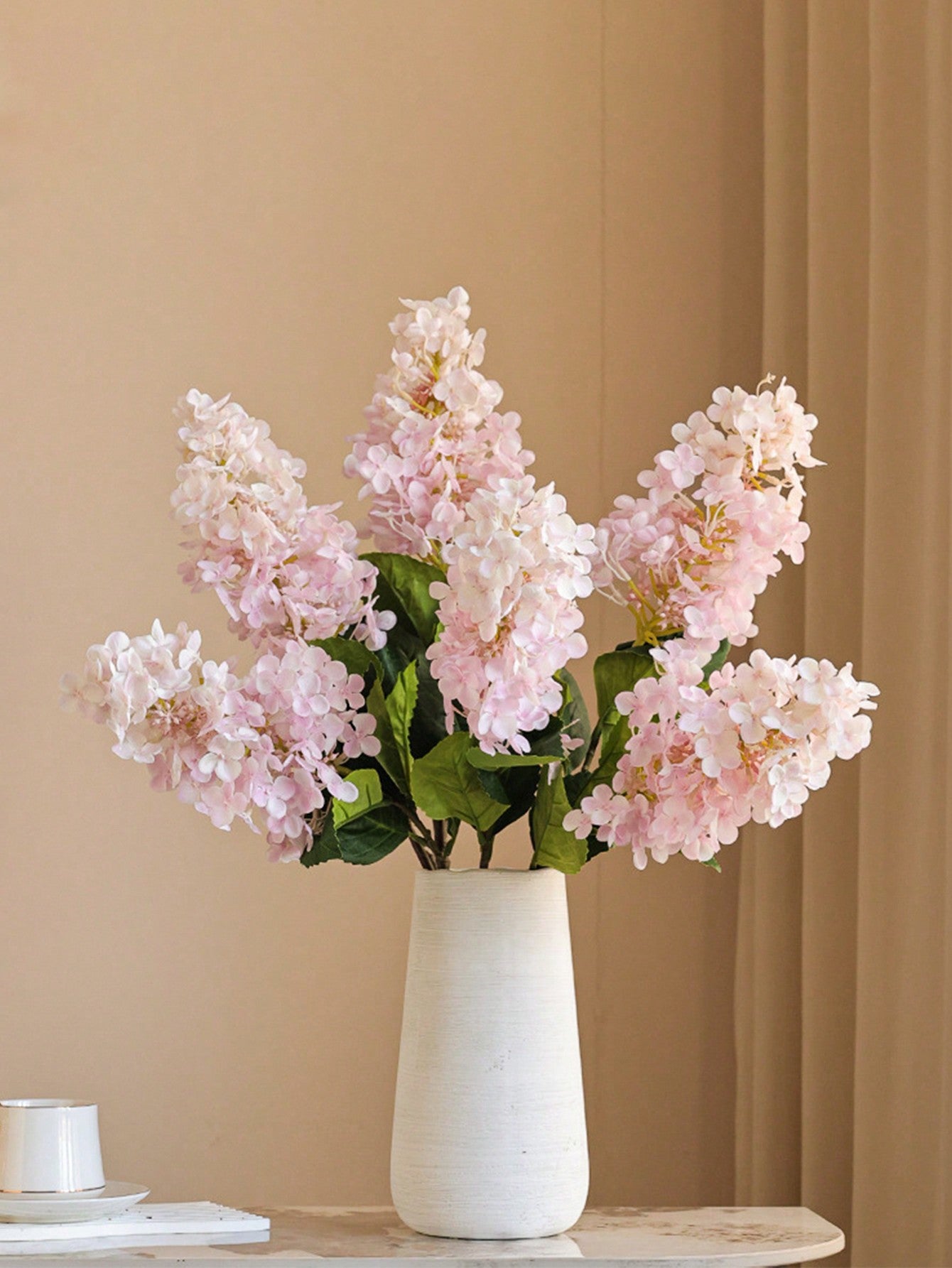 2pcs, 28.7in/73cm, Artificial Hydrangea Flowers, Silk Hydrangea Floral Stems, Suitable For Home Decor, Wedding Center Pieces, Garden Party, Vases, Dining Room, Bedroom, Holidays, Birthdays, Mother&