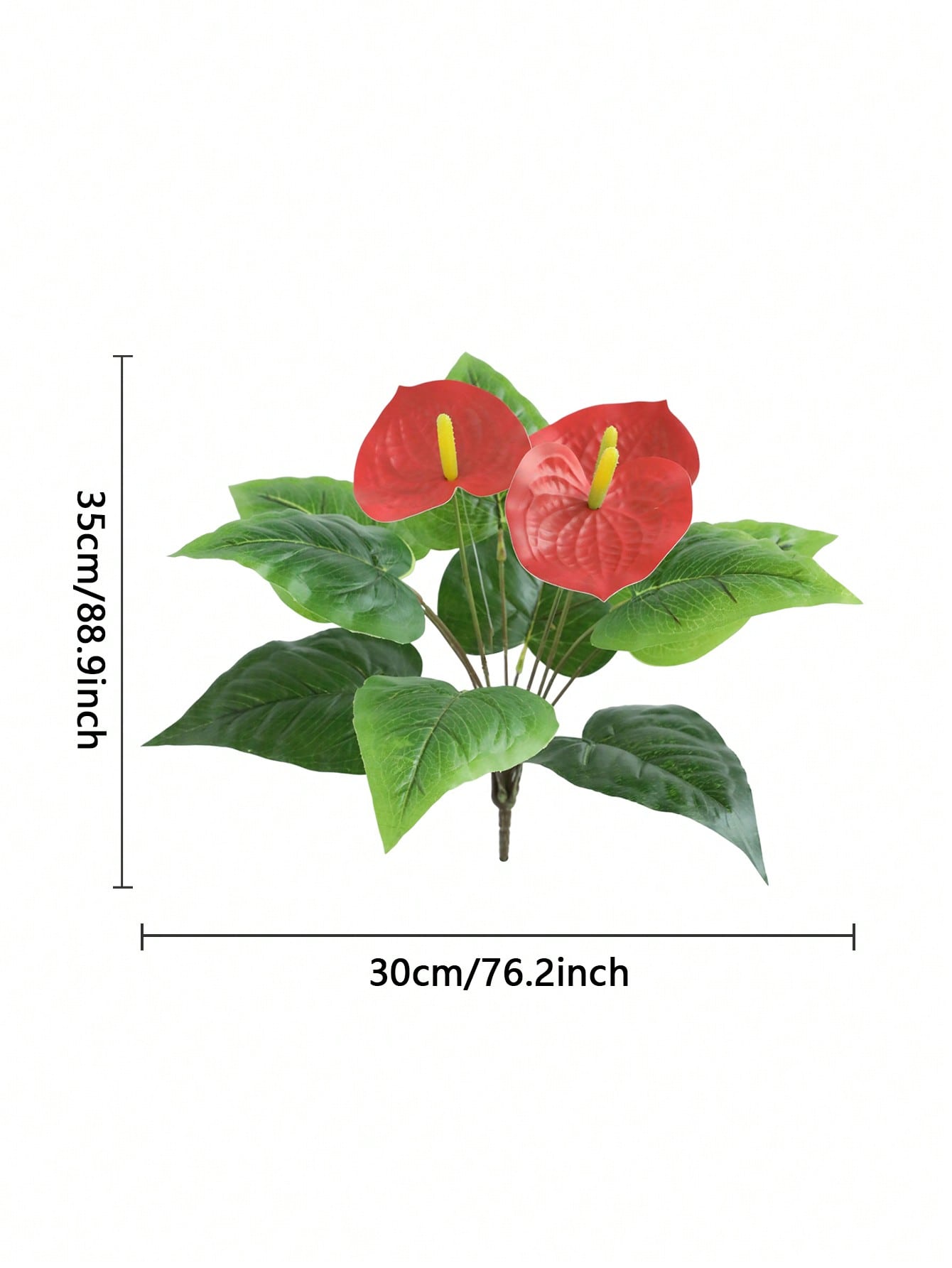 88.9inch,Anthurium Artificial Flowers Nearly Natural