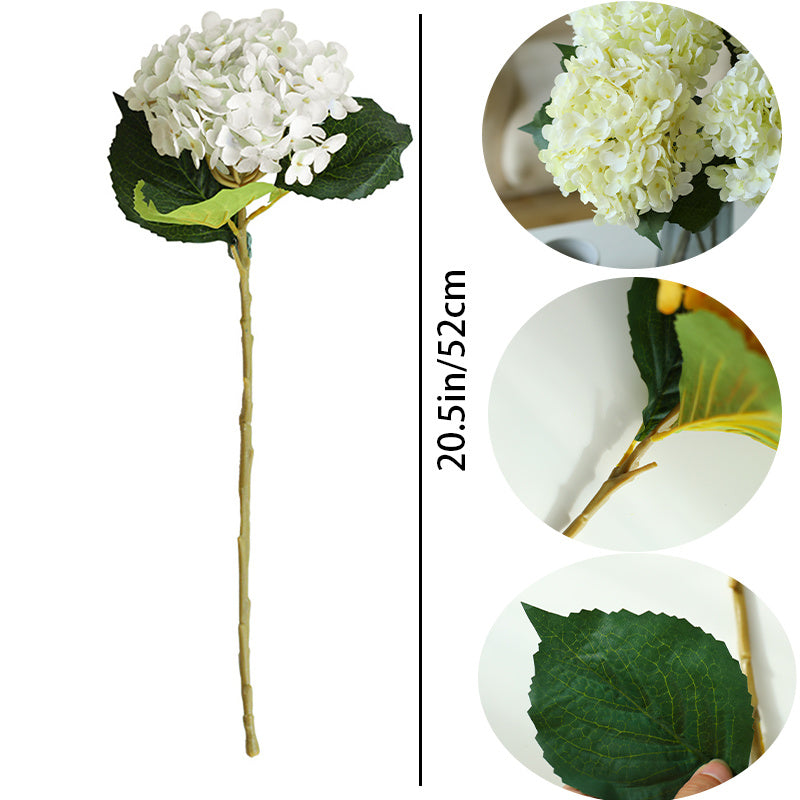3pcs Lifelike Artificial Hydrangea Set - Perfect for Home, Wedding Decor & Special Occasions, Best for Christmas, Perfect for Thanksgiving