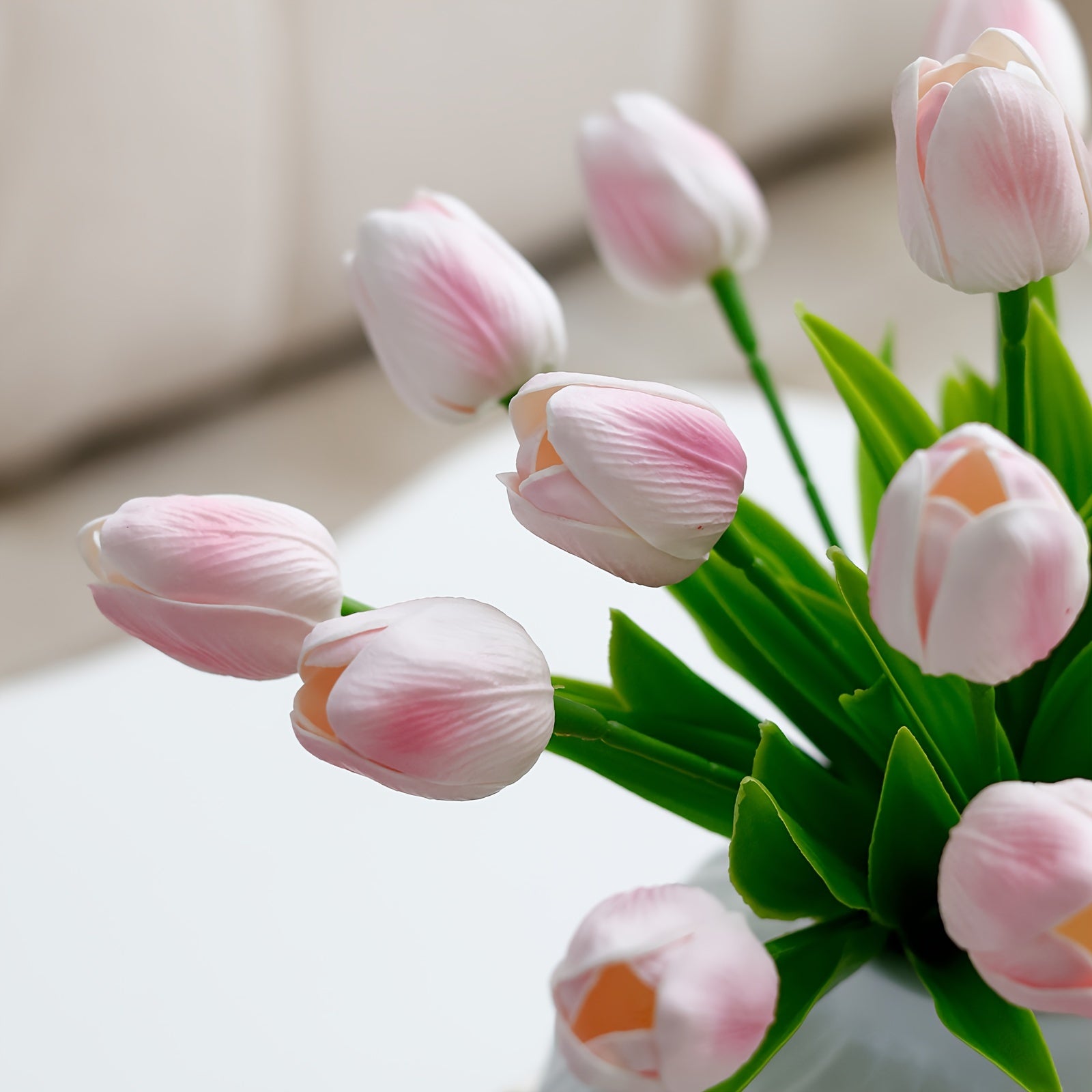 10/20pcs Realistic PU Tulips