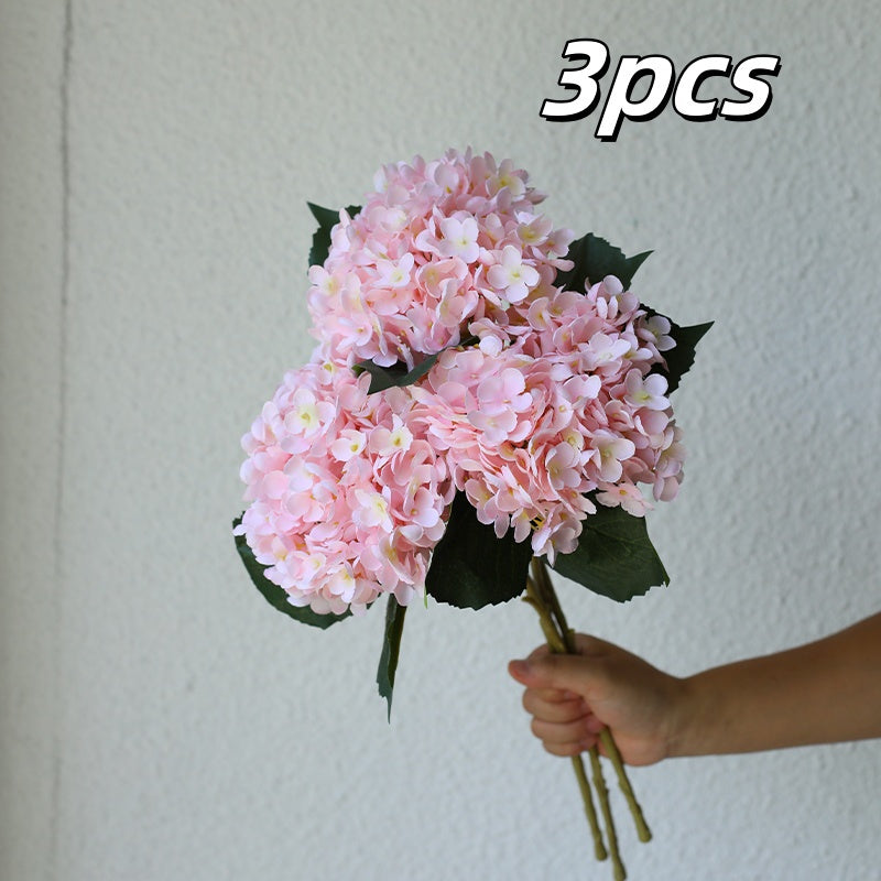 3pcs Lifelike Artificial Hydrangea Set - Perfect for Home, Wedding Decor & Special Occasions, Best for Christmas, Perfect for Thanksgiving