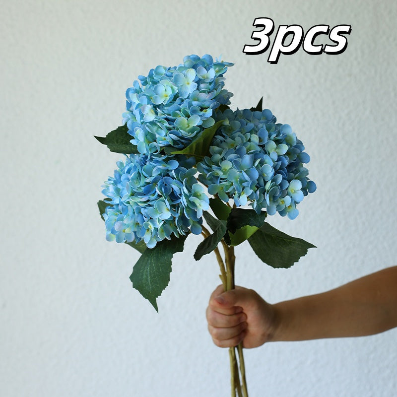 3pcs Lifelike Artificial Hydrangea Set - Perfect for Home, Wedding Decor & Special Occasions, Best for Christmas, Perfect for Thanksgiving