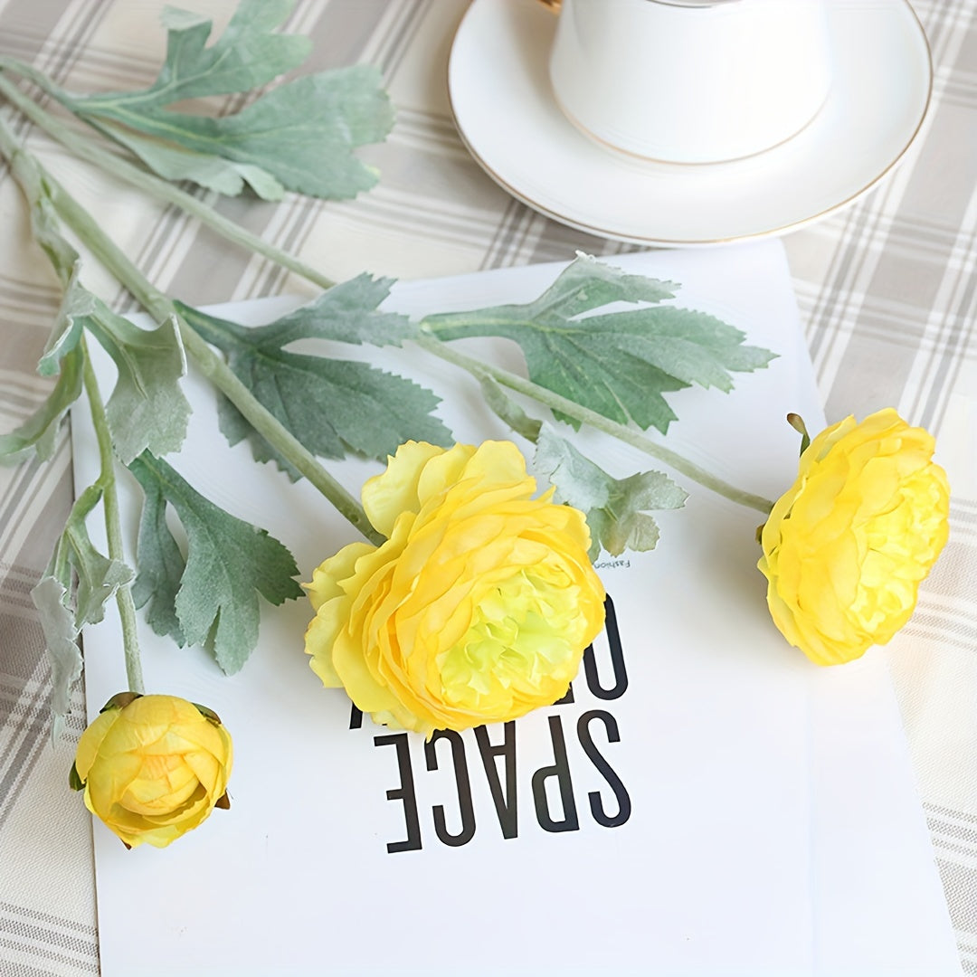 1pc, Artificial Flowers, Artificial Peonies, Decorate The Home, Beautify The Space, Create A Warm Atmosphere, 20.4in/52cm, Home Decoration, Room Decoration, Garden Decoration