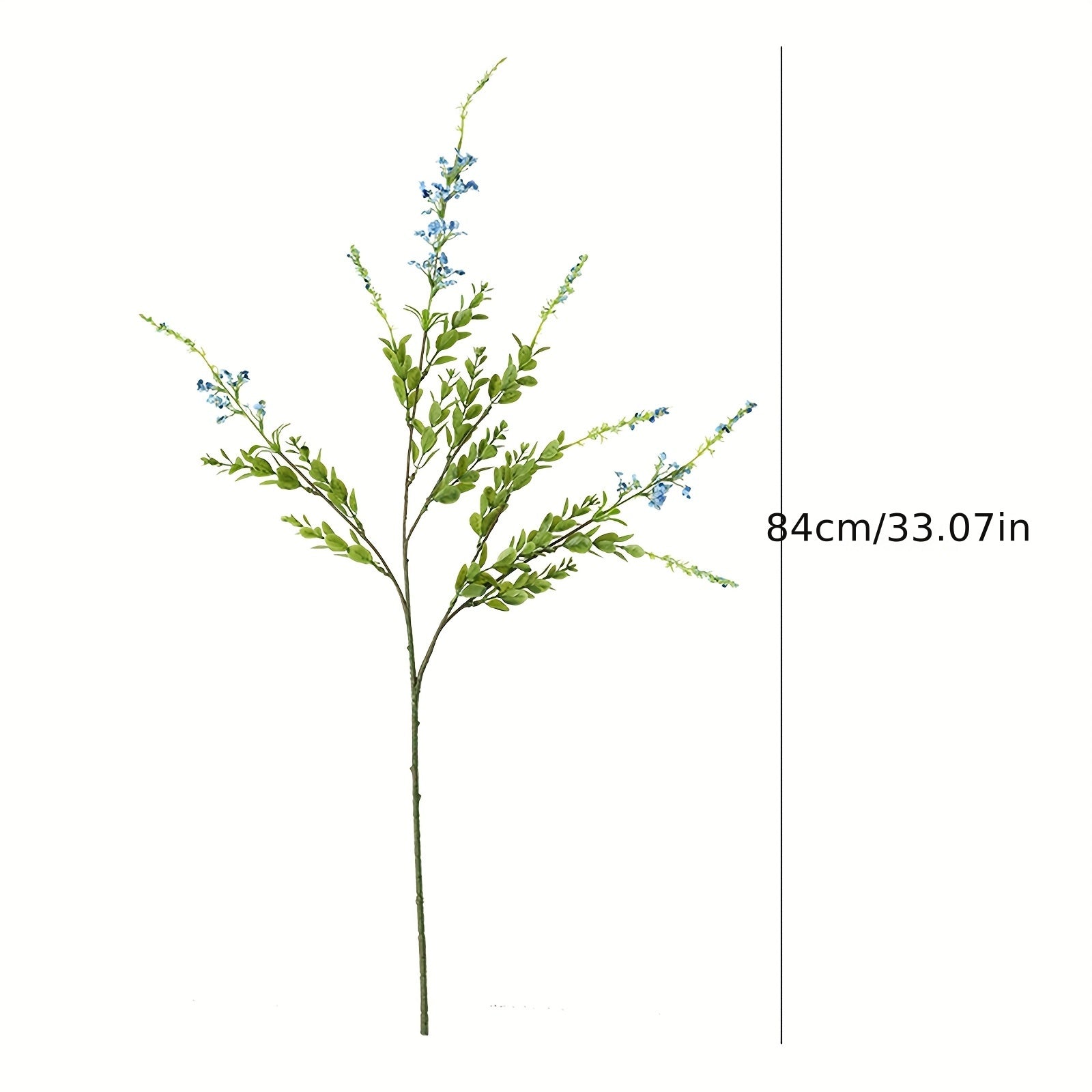 3/5pcs Boho Style Artificial Sage Green Plants - Versatile Plastic Floral Decor for Home, Garden, Wedding, Valentine&