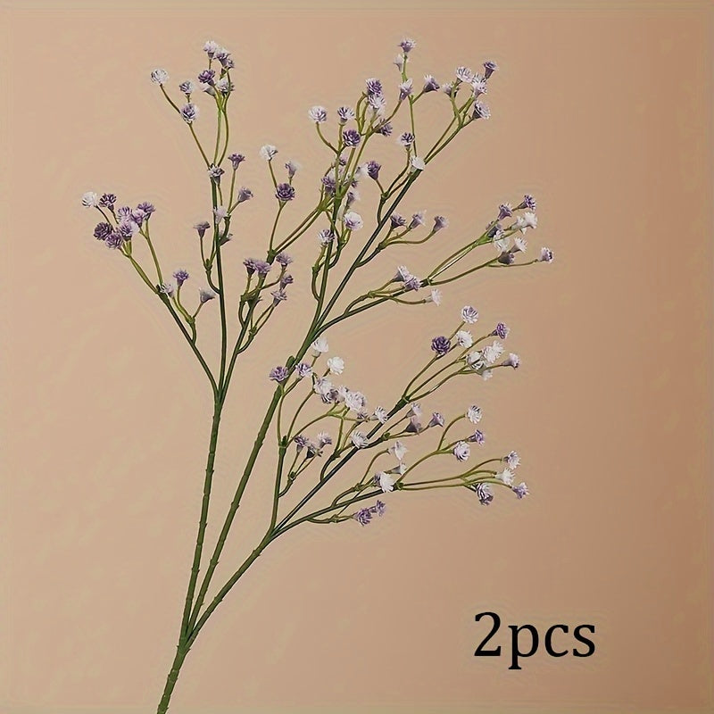 3 Pcs, Artificial Starry Flowers, Fake Starry Flowers, Starry Flowers Artificial Flowers for Wedding Bouquet Shower Home Garden Decoration