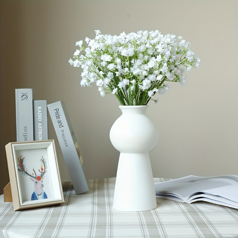 3pcs, Artificial Baby Butterfly Dance Full Of Breath Flowers, Real Touch Artificial Flowers, Home Room Office Decoration, Flower Arrangement Artificial Center, Outdoor Garden Patio Decoration High Quality Antioxidant Large Bouquet With Stems