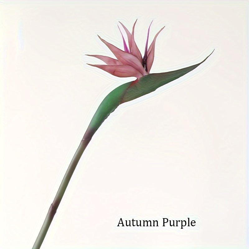 Long Stem Bird of Paradise Artificial Flowers - Perfect for Home Decor, Desk Decoration, Outdoor Patio, Christmas, Easter, Hanukkah, Valentine&