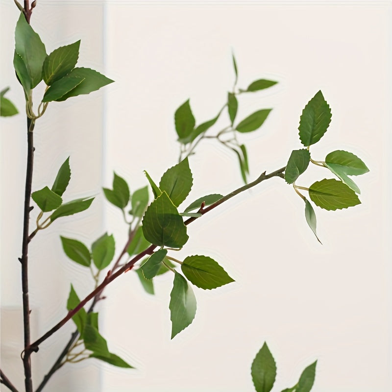 UV-Resistant Artificial Ficus Tree - 5ft/6ft/7ft, High-End Antioxidant Large Faux Potted Plant with Branches & Black Pot for Home, Office, Living Room Decor - Perfect for Summer Weddings