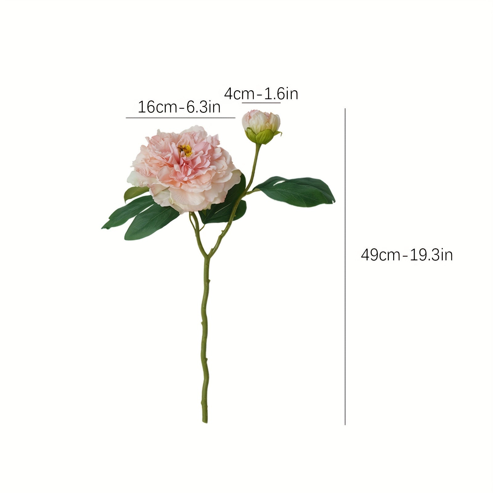 Elegant Peony Artificial Flower - Perfect for Home, Office Decor & Outdoor Garden | Ideal for Weddings, Birthdays, Bridal Showers & Mother&