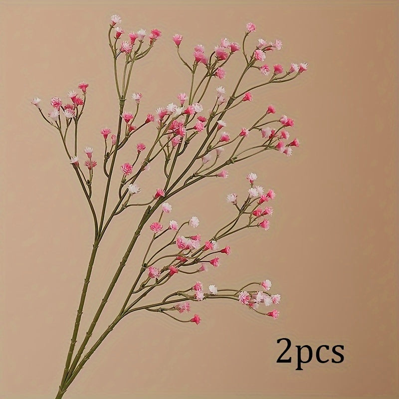3 Pcs, Artificial Starry Flowers, Fake Starry Flowers, Starry Flowers Artificial Flowers for Wedding Bouquet Shower Home Garden Decoration