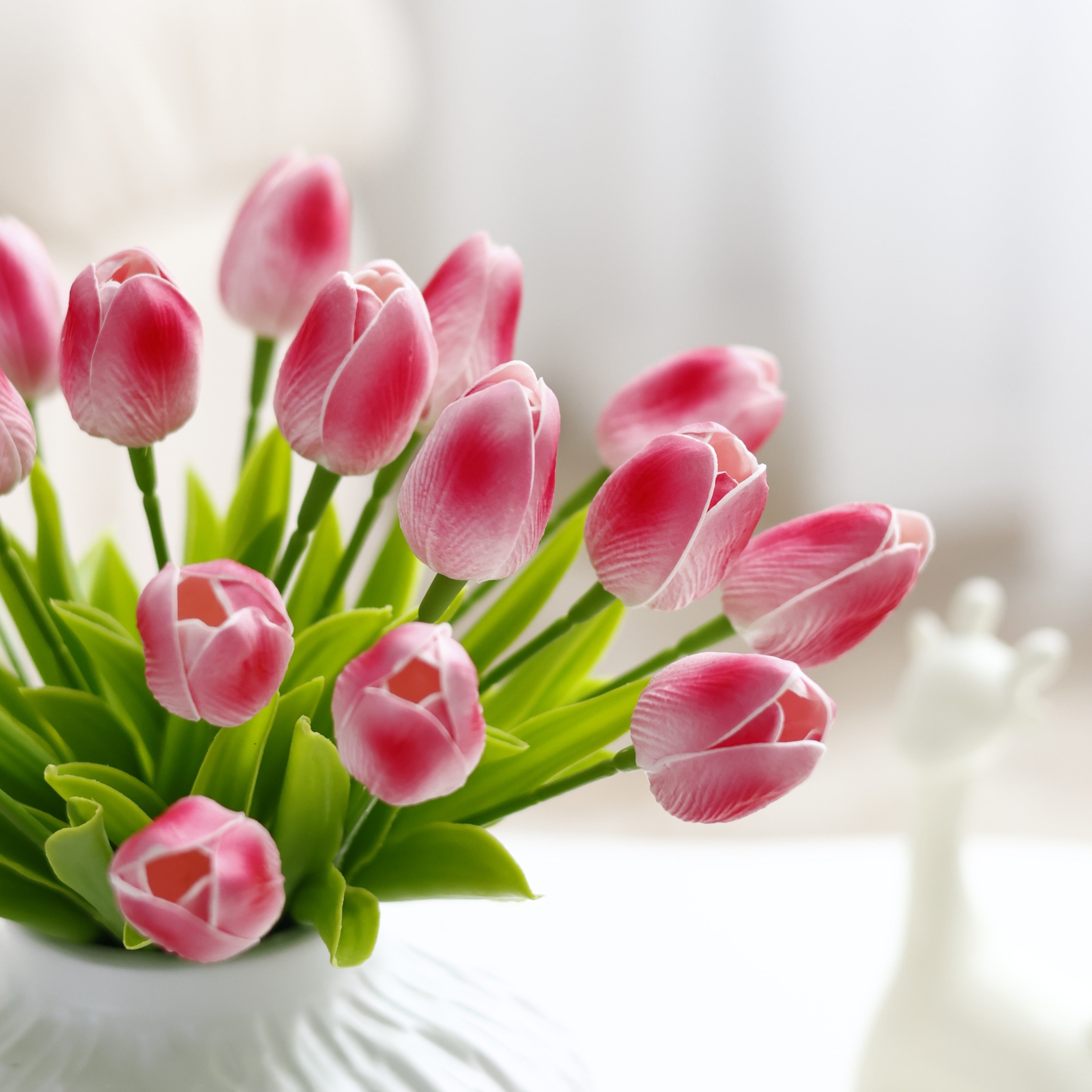 10/20pcs Realistic PU Tulips