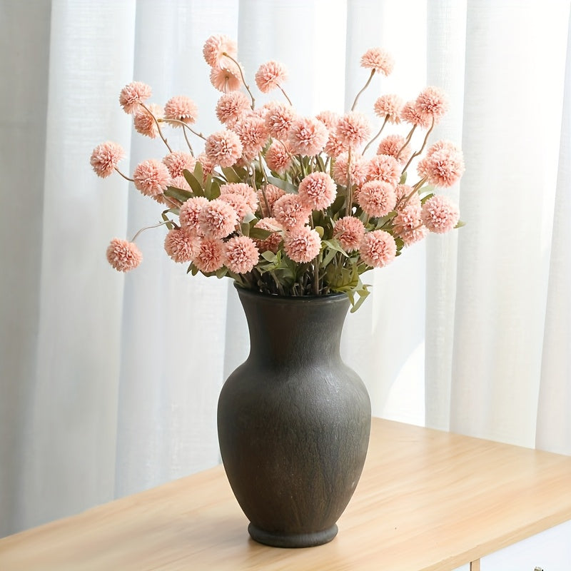 6pcs Dandelion Artificial Flower Bouquet - Perfect for Weddings, Engagements, Showers & More - Versatile Home Decor for All Seasons