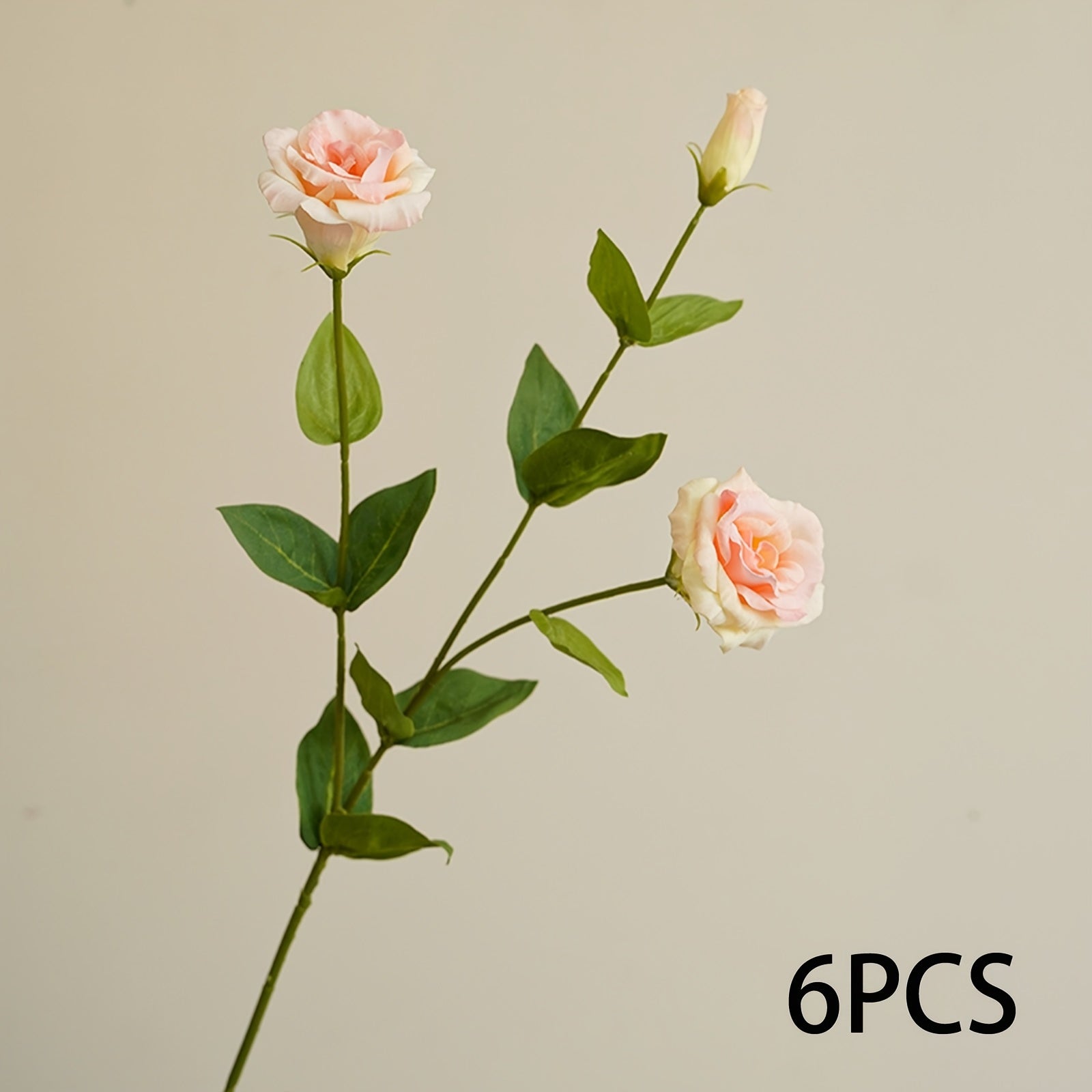 3/6 Stems Artificial Bellflower Bouquet, Real Touch Durable Plastic Flowers for Home Decor, Wedding, Party Centerpiece, Father&