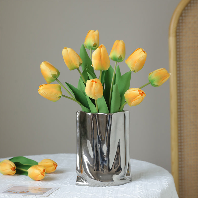 10pcs Lifelike Faux Tulips - Perfect for DIY, Wedding & Home Decor | Ideal Mother&