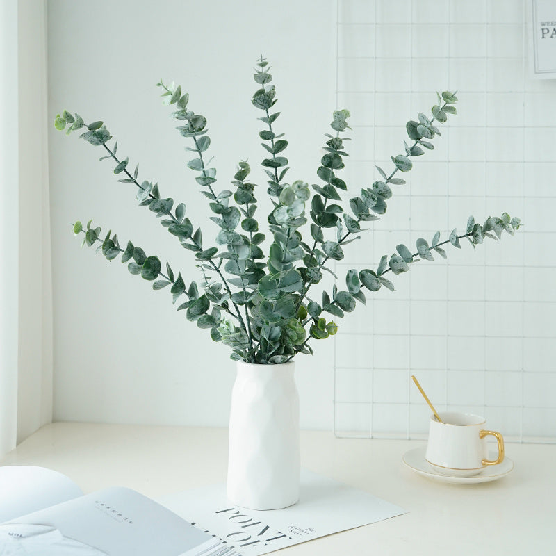 3pcs, Eucalyptus Stems, Eucalyptus Plant, 21.5In, for Vase Wedding Bouquet Home Christmas Thanksgiving Valentine&