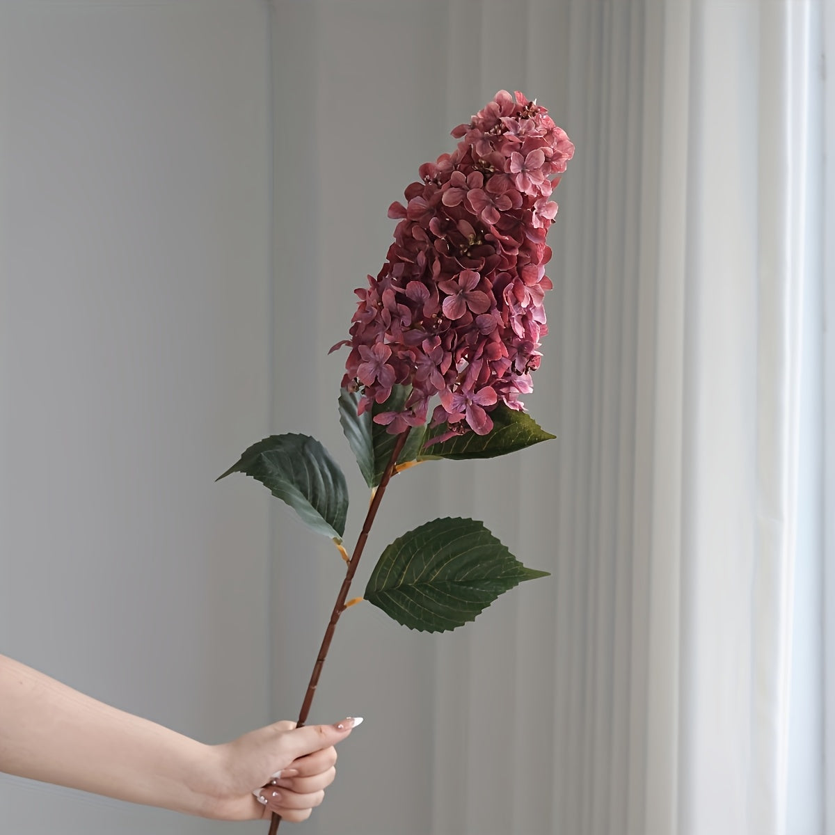 2pcs Autumn-Inspired Artificial Hydrangea Set - Perfect for Fall, Halloween, Thanksgiving, Mother&