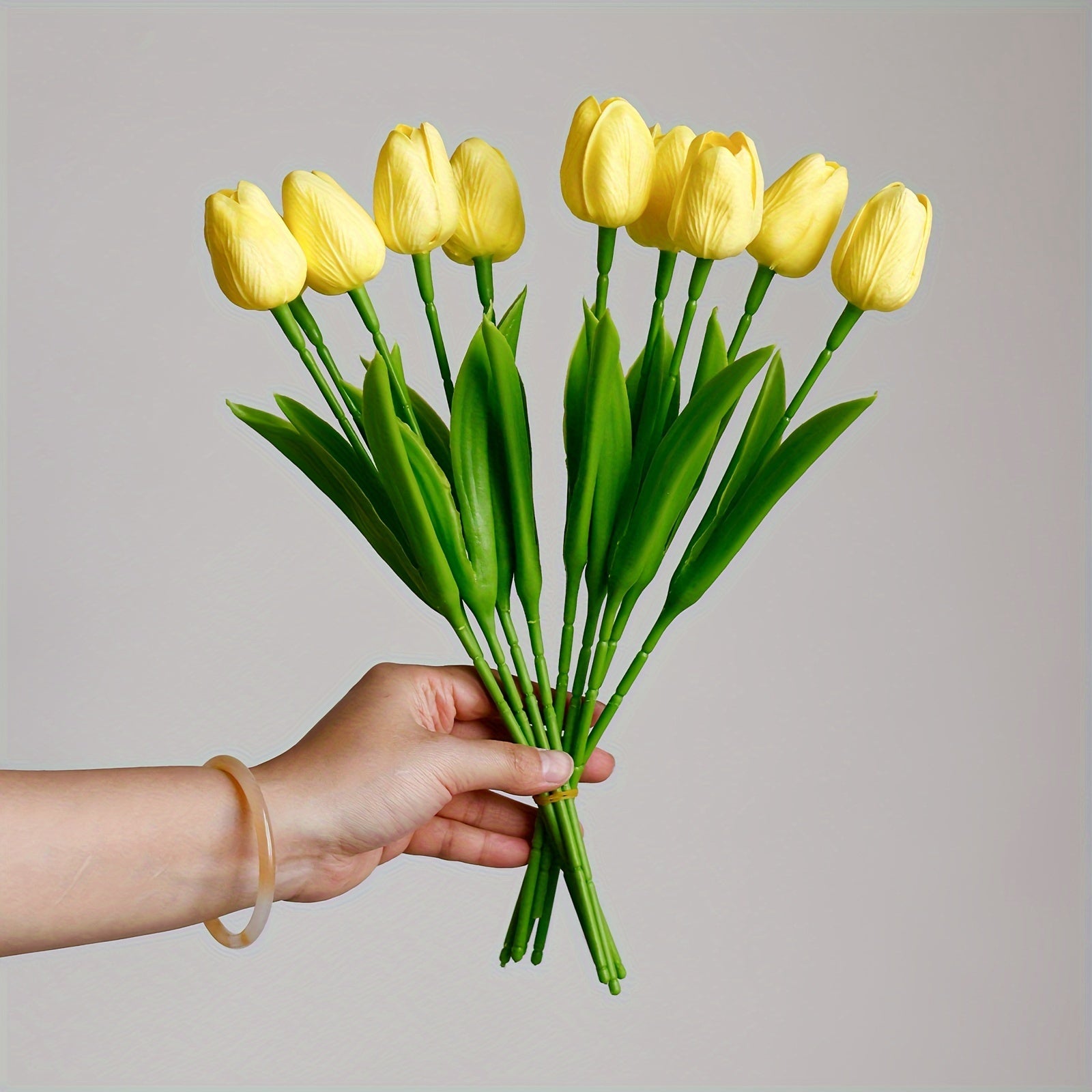 10/20pcs Realistic PU Tulips