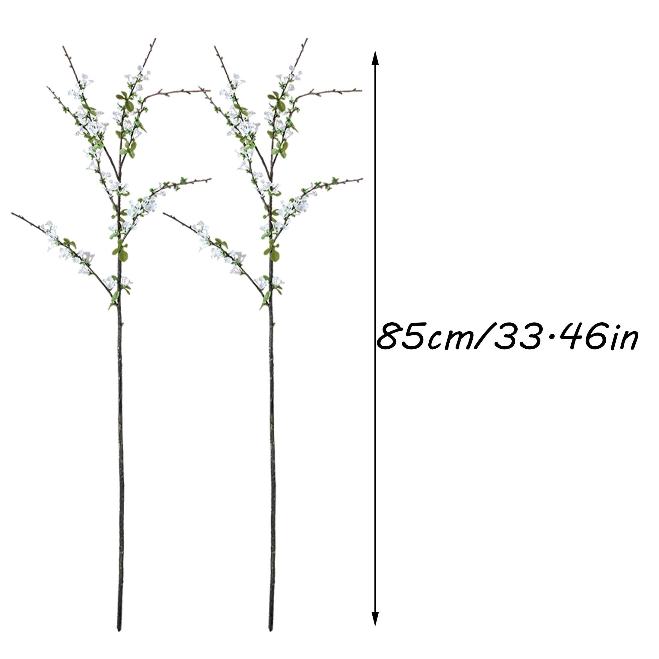 3pcs Artificial Snow Willow Branches - Perfect for Spring & Summer Home Decor, Weddings, and Dining Table Centerpieces - Ideal Christmas, New Year&