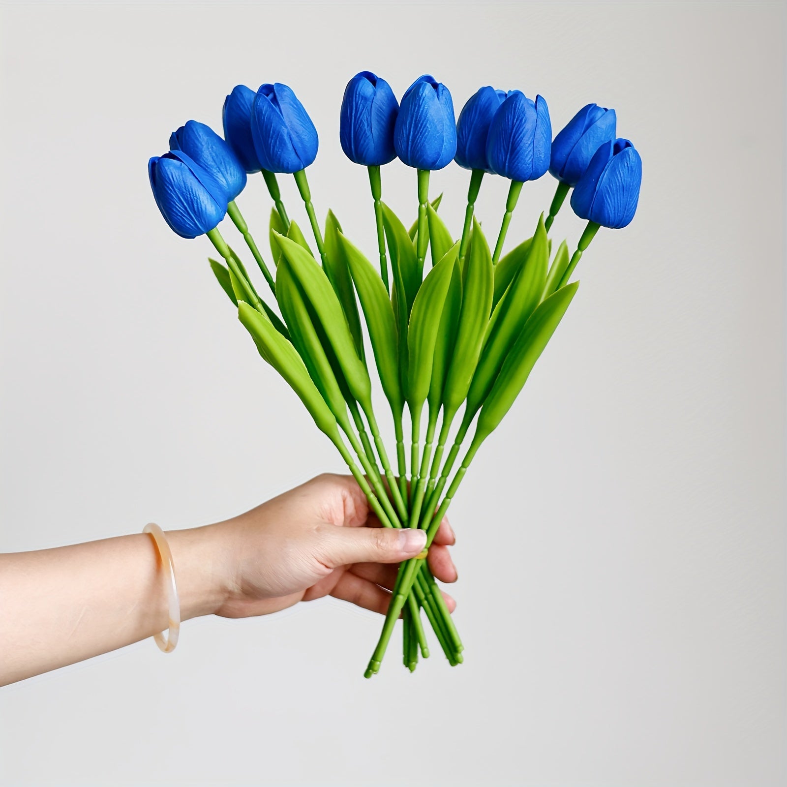 10/20pcs Realistic PU Tulips