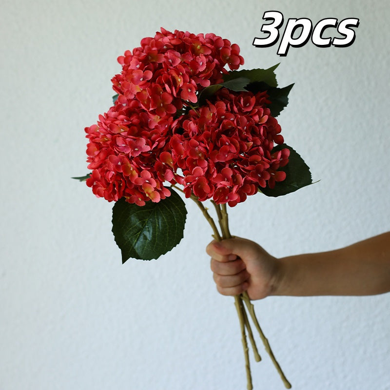 3pcs Lifelike Artificial Hydrangea Set - Perfect for Home, Wedding Decor & Special Occasions, Best for Christmas, Perfect for Thanksgiving