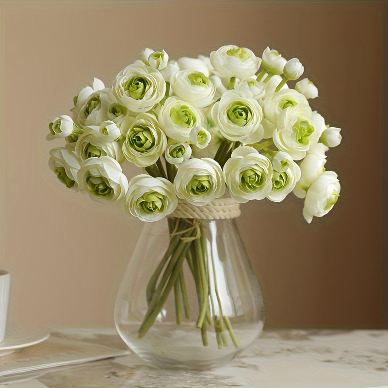 Vibrant Artificial Camellia Bouquet - Perfect for Weddings, Parties & Home Decor | Ideal for Centerpieces & Floral Arrangements