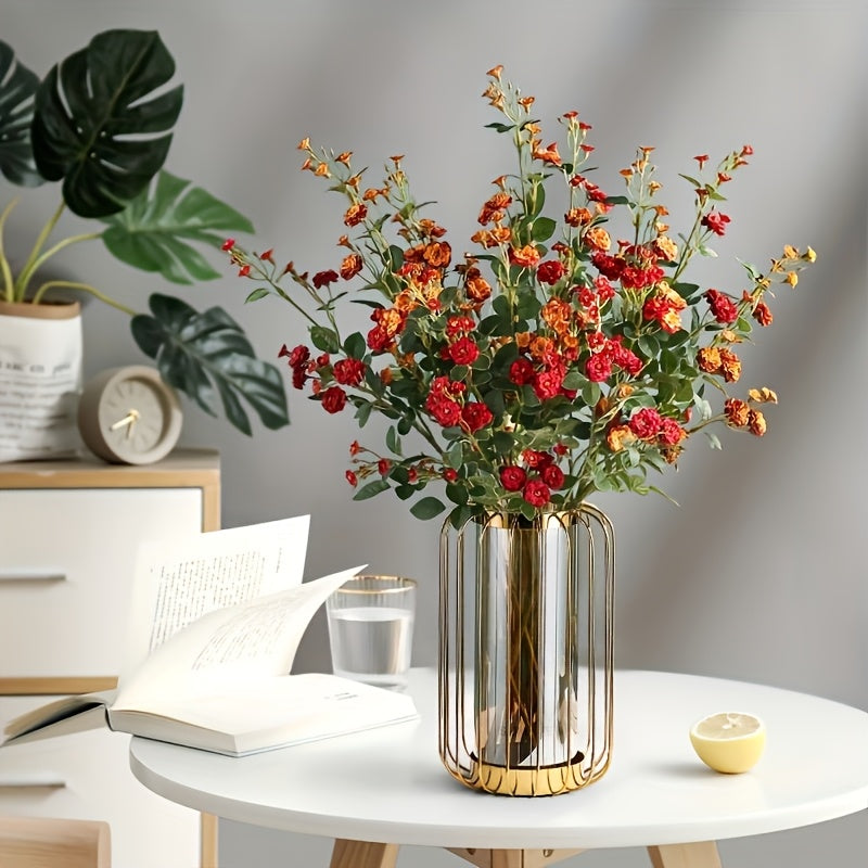 4pcs Set of Real Touch Artificial Roses - Perfect for Weddings, Engagements, Showers & More - Versatile Home Decor for Any Room