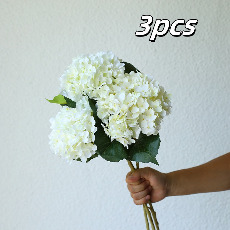 3pcs Lifelike Artificial Hydrangea Set - Perfect for Home, Wedding Decor & Special Occasions, Best for Christmas, Perfect for Thanksgiving