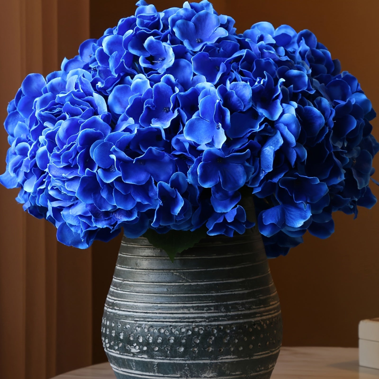 3/10 Bunches Boho Style Artificial Hydrangea Flowers, Durable Anti-Oxidation Plastic Faux Floral Arrangement for Wedding, Engagement, Birthday, Graduation, Home & Office Decor, Table Centerpiece, Seasonal Celebrations, Mother&