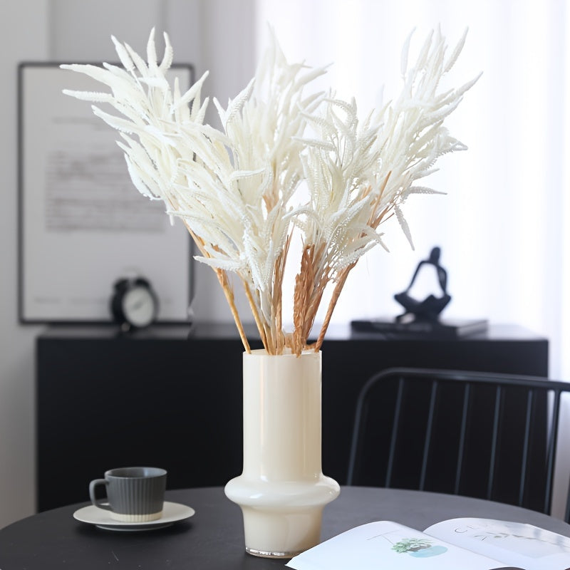5pcs, Artificial Reeds Vase Decoration, Home Kitchen Bohemian Decoration, Wedding Holiday Mother&