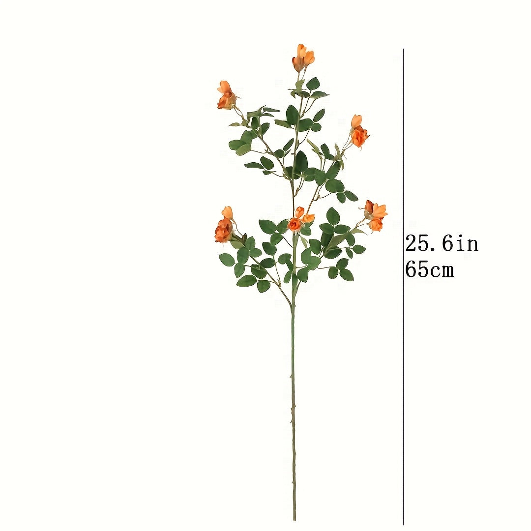 3pcs Set of Lifelike Artificial Roses - Perfect for Home, Office Decor & Holiday Celebrations (Day of the Dead/Christmas/Valentine&