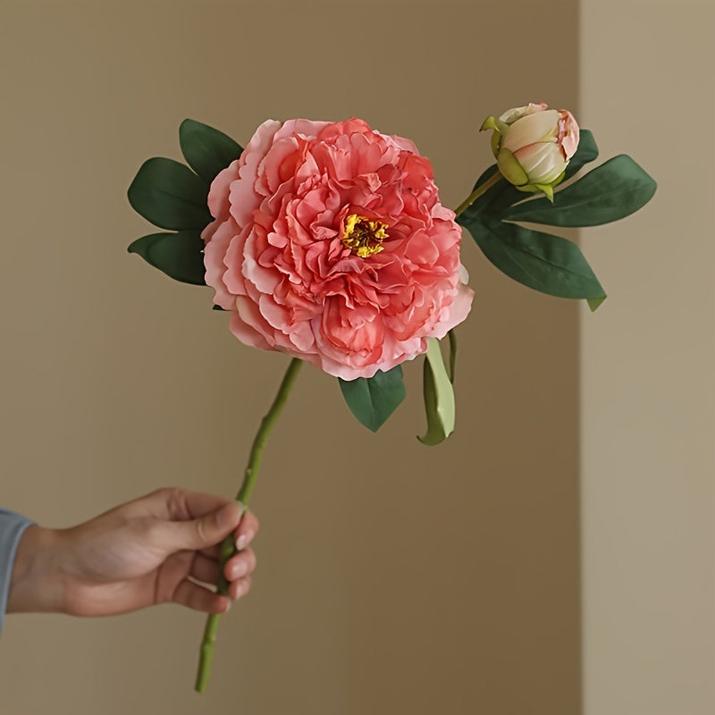 Elegant Peony Artificial Flower - Perfect for Home, Office Decor & Outdoor Garden | Ideal for Weddings, Birthdays, Bridal Showers & Mother&
