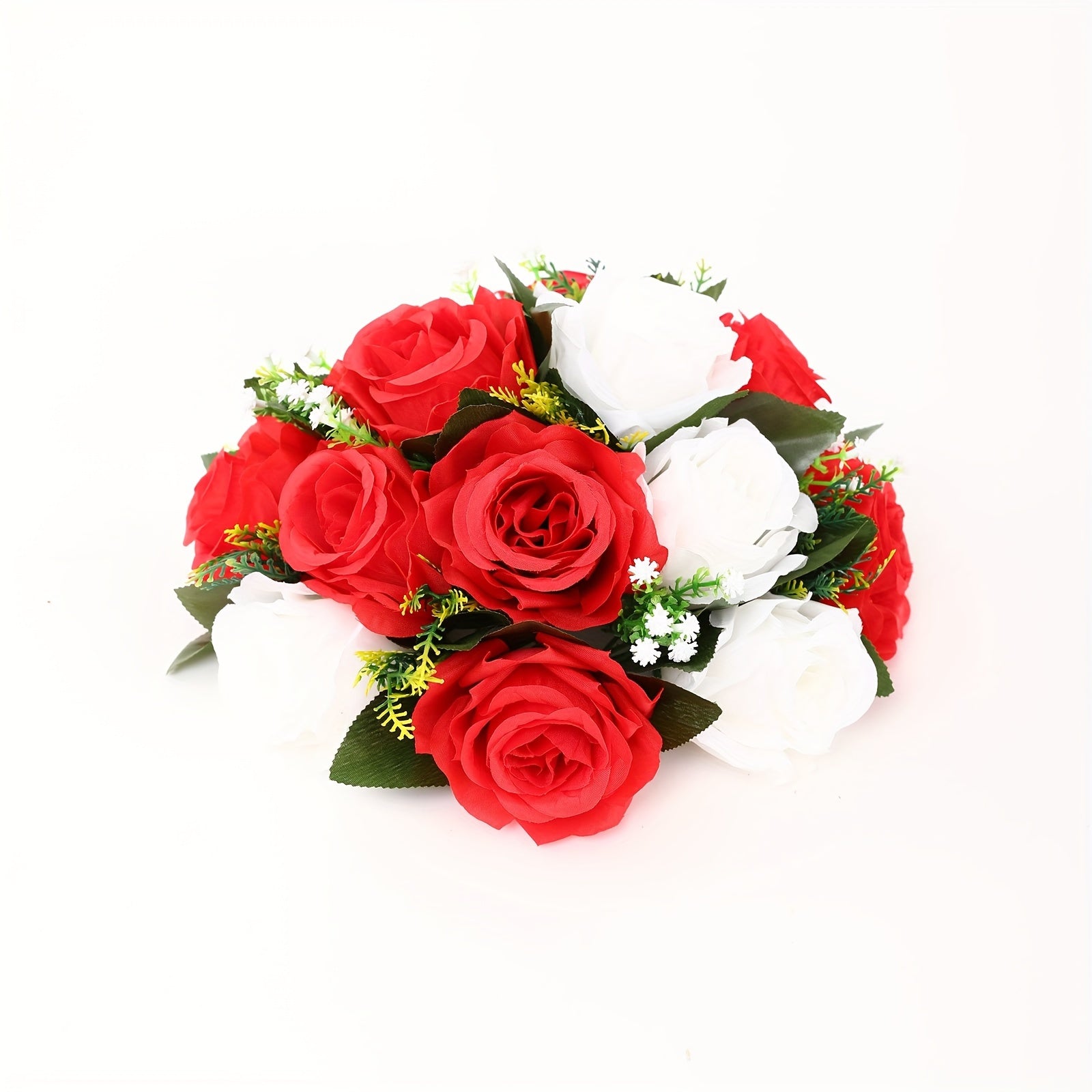 Elegant Artificial Rose Flower Ball - Perfect for Centerpieces, Weddings & Home Decor | Versatile Silk Roses for Parties, Valentine&