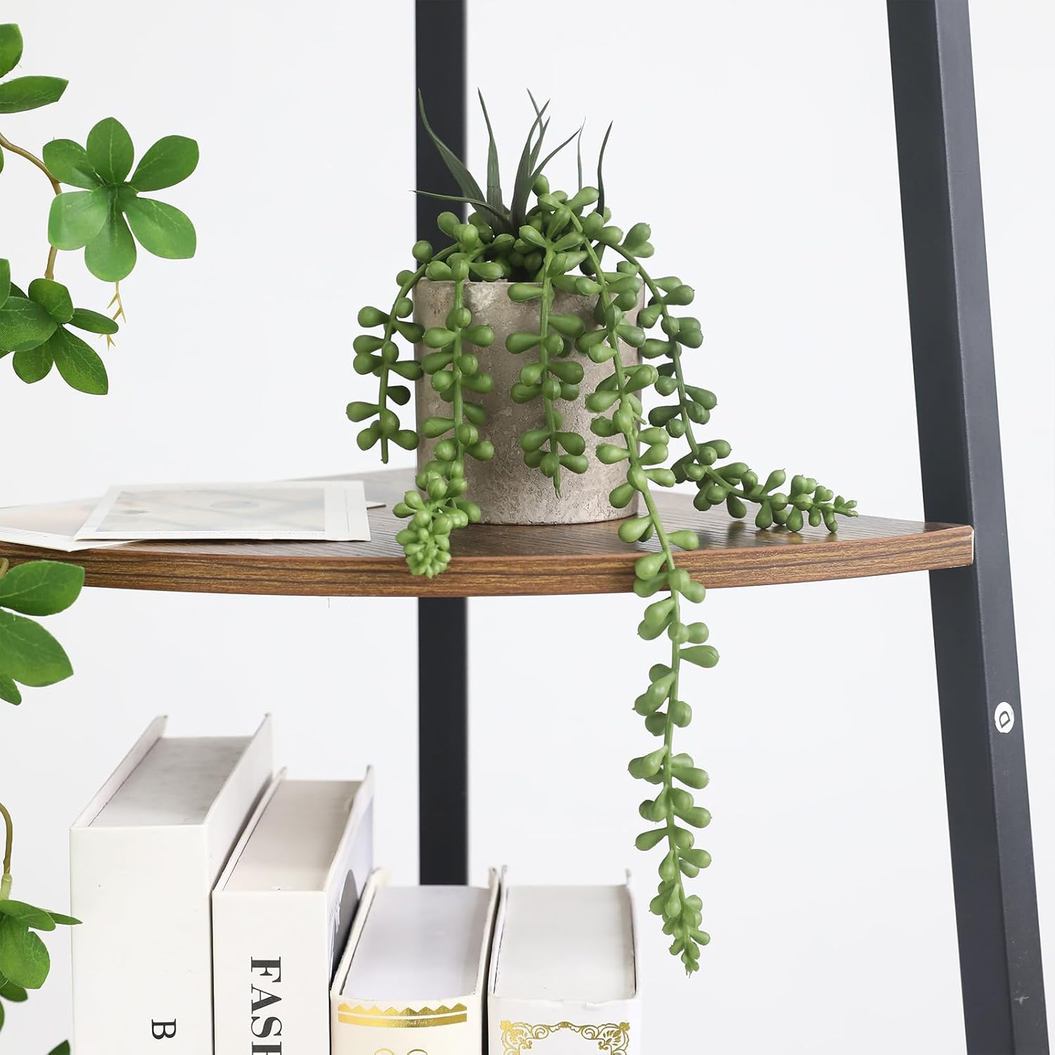 3 Packs Fake Hanging Plant with Pot Artificial Plants Desk Plants Greenery for Home Office Wall Kitchen Shelf Bedroom Living Room Bathroom Decor Outdoor Indoor (3pc-Wall)