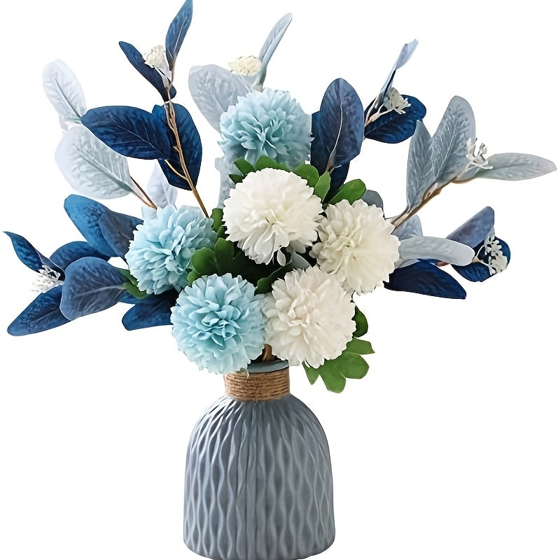 2 Bundles Artificial Flowers Faux Hydrangea Flower Arrangements for Home Garden Party Wedding Decoration, Best for Christmas, Perfect for Thanksgiving