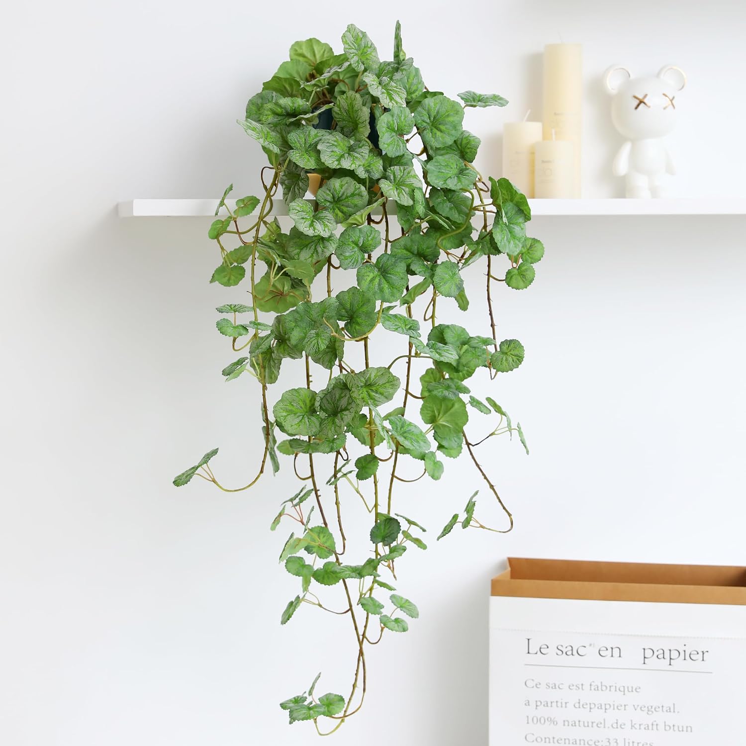 5 Strands Begonia Artificial Vines Kit, 39.8&