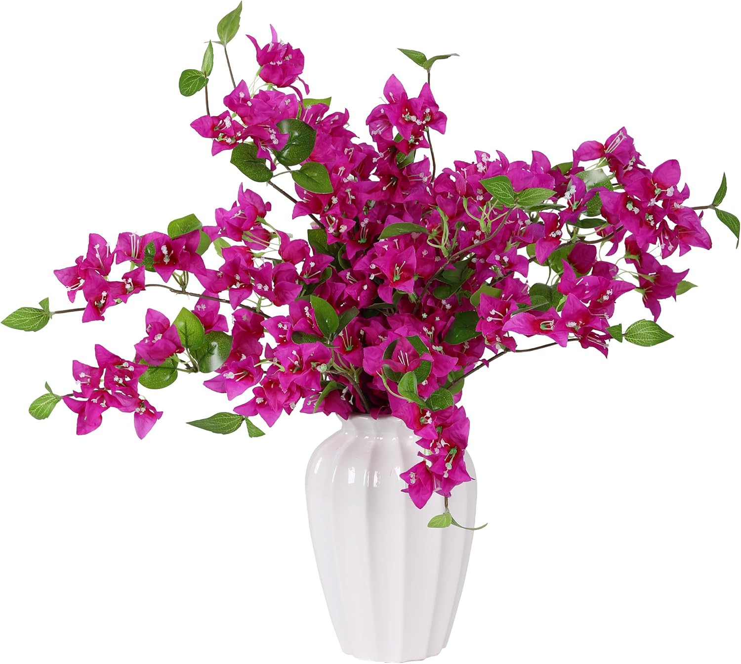 10PCS Bougainvillea Artificial Flowers 30" Silk