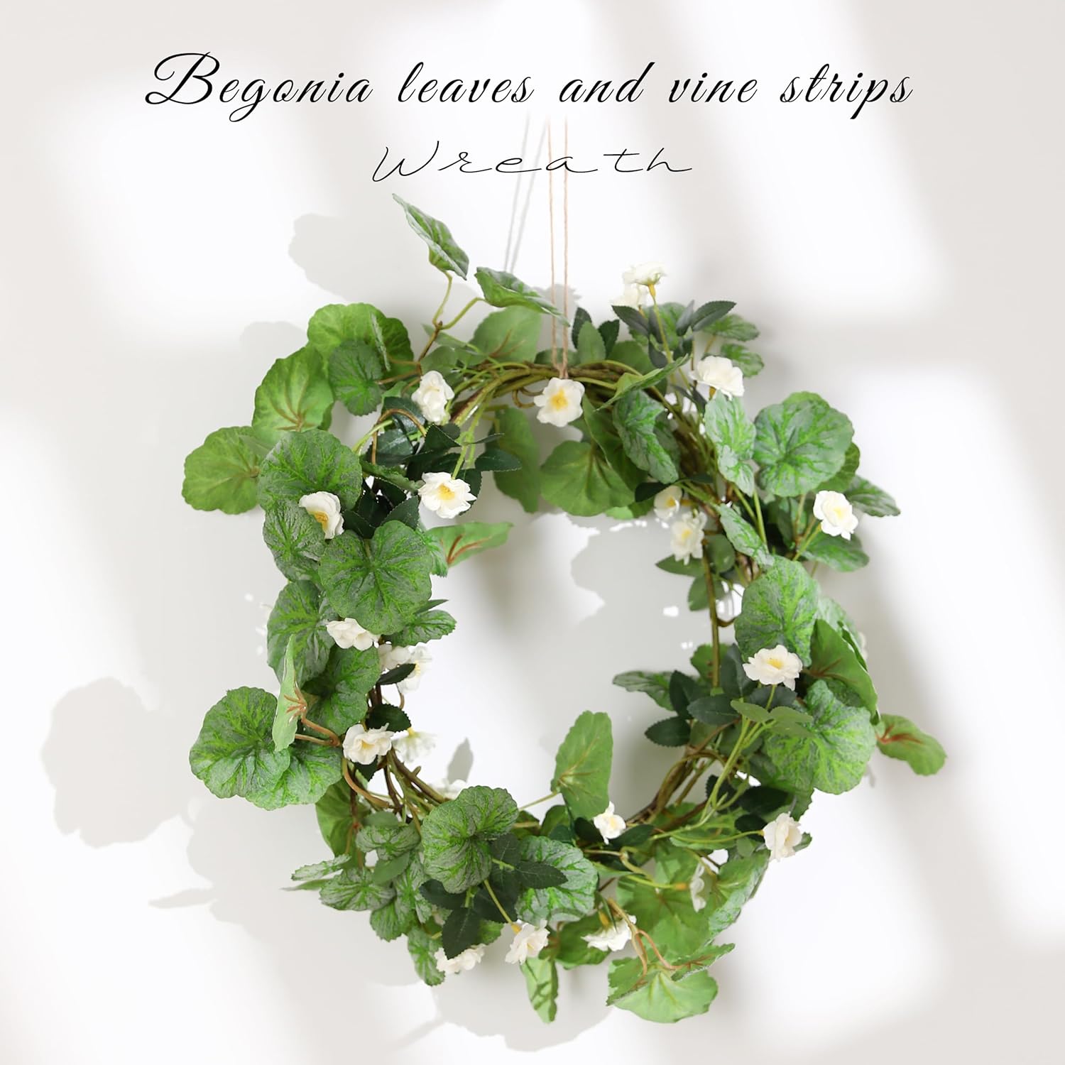 5 Strands Begonia Artificial Vines Kit, 39.8&