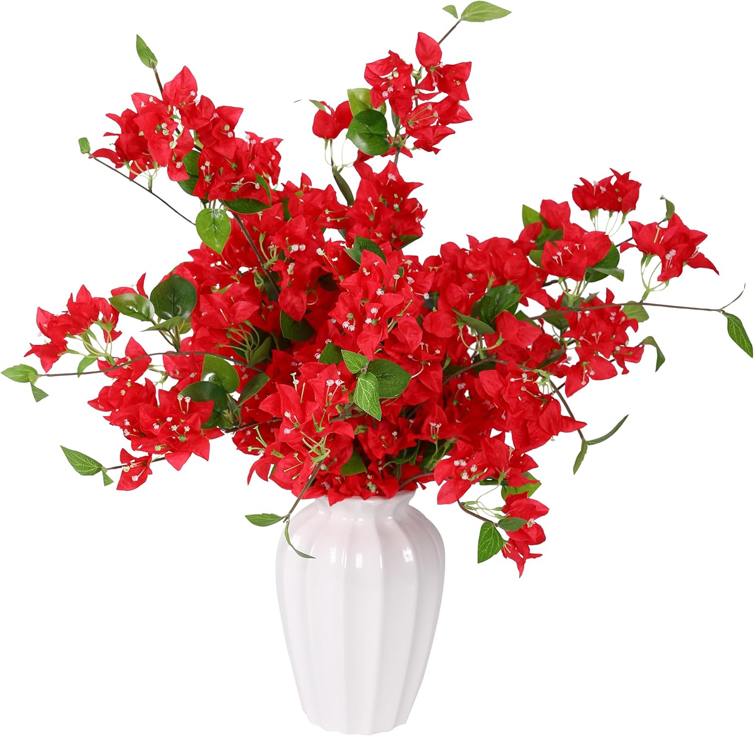 10PCS Bougainvillea Artificial Flowers 30" Silk