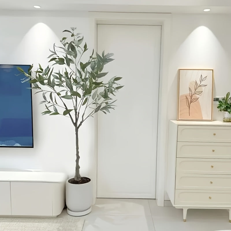 Large 59" Artificial Eucalyptus Potted Plant - Perfect for Home, Living Room, Bedroom, Balcony Decor | Outdoor Garden & Patio | Wedding Engagement, Valentine&