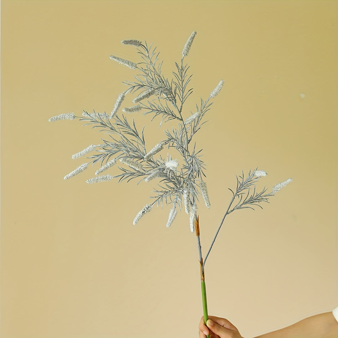 1pc Artificial Sage Plant, Faux Plant Branch, Suitable For Wedding Party Home Decor