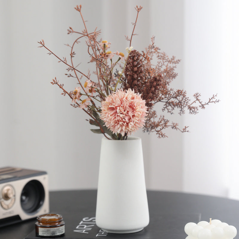 1pc Elegant Artificial Chrysanthemum Bouquet - Perfect for Home & Office Decor, Vase Centerpieces, Engagements & Weddings